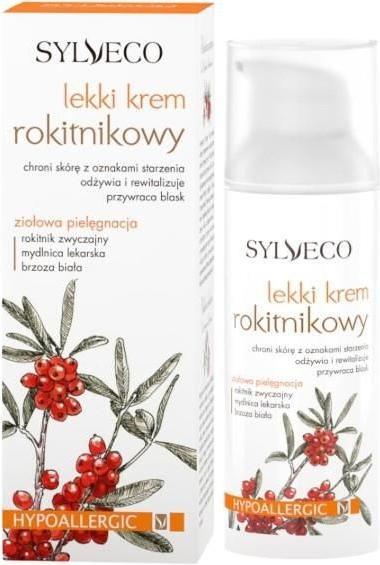 Actual product image Sylveco Light Buckthorn Cream For Daily Care Buckthorn & Birch White & Soap 50Ml (50 ml, Day cream)