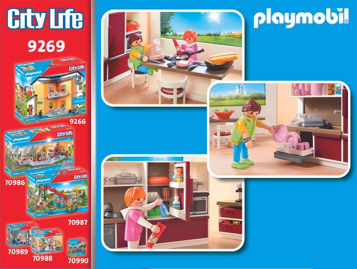 Actual product image Playmobil Large family kitchen (9269, Playmobil City Life)