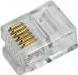 Image du produit LogiLink Connecteur RJ12 pour câble plat, non blindé Connecteur modulaire 6P6C pour câble plat, contour doré