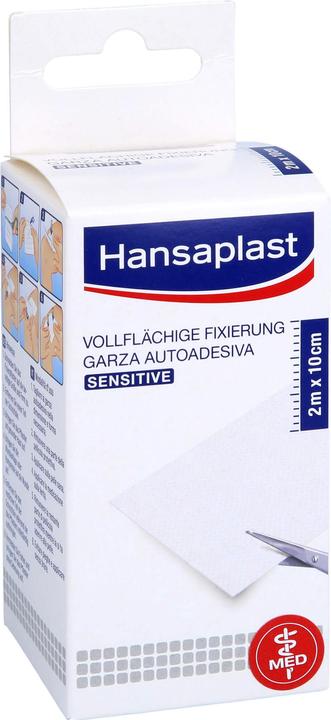 Actual product image Hansaplast Full-surface fixation sensitive 2m x 10cm, 1 pc. plaster (1 x)