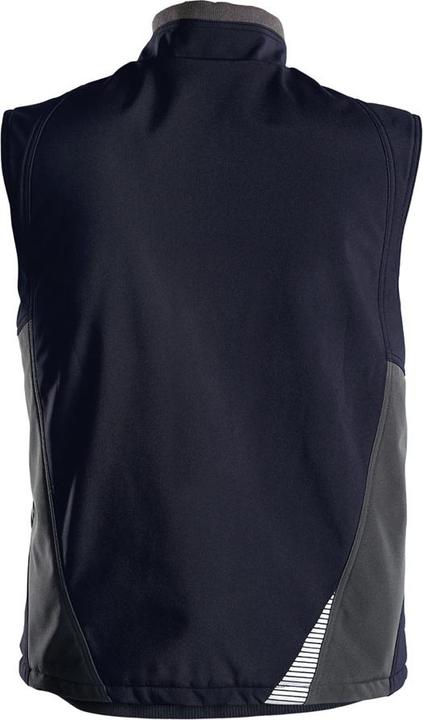 Actual product image Dassy Fusion softshell waistcoat midnight blue/anthracite grey size L (L)