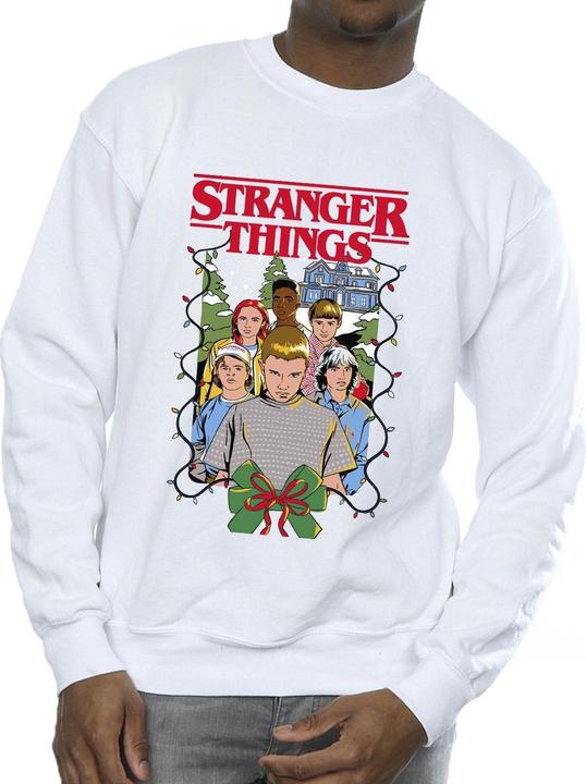 Produktbild Netflix Stranger Things Christmas Poster Sweatshirt (M)