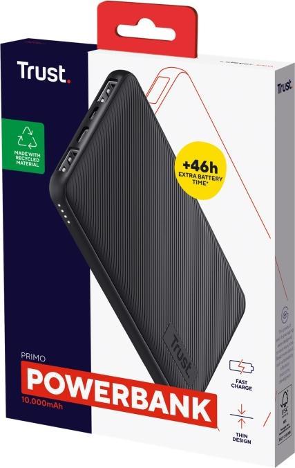 Image du produit Trust Primo (10000 mAh, 15 W, 15 Wh)
