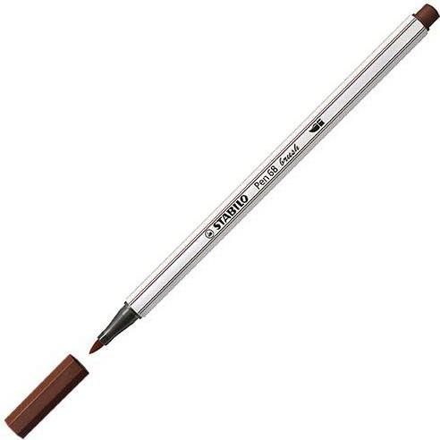 Image du produit STABILO Pen 68 brush Stylo feutre Premium (Marron, 1 x)