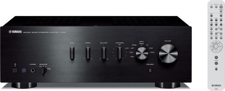 Actual product image Yamaha AS-301 Amplifier - Zwart (Amplifier)