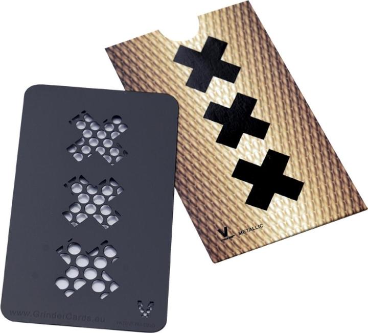 V Syndicate Europe Carte V Syndicate Grinder - Amsterdam XXX (Black mat)