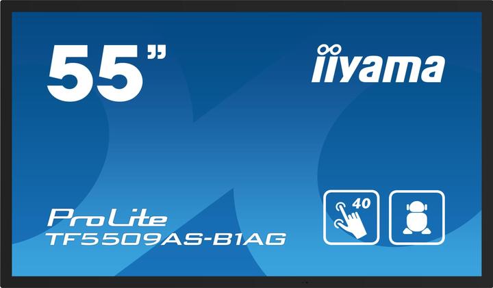 iiyama 139cm (54,6") TF5539AS-B1AG 16:9 M-Touch 2xHDMI+Dp (3840 x 2160 Pixel, 54.60")