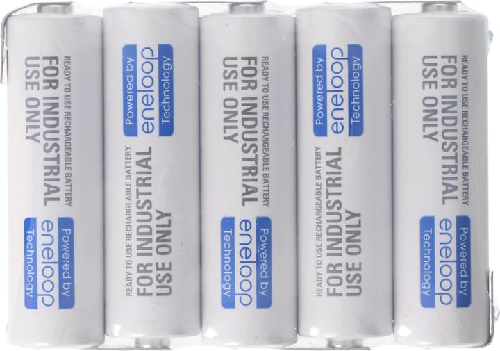 Actual product image Sanyo Battery Eneloop F1x5 5/BK-3MCCE with solder lug (6 V, 1900 mAh)