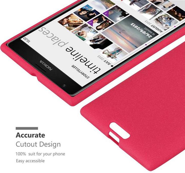 Actual product image Cadorabo TPU Frosted Cover (Nokia Lumia 1520)