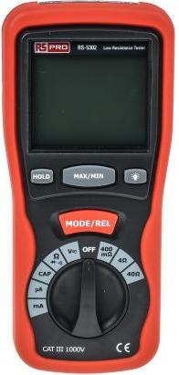 Actual product image Rs Pro DMM with Kelvin (4-wire) small resistanc (CAT III)