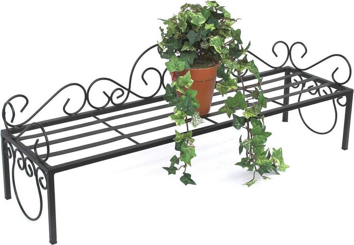 Produktbild DanDiBo Blumenregal Metall Schwarz 75 cm