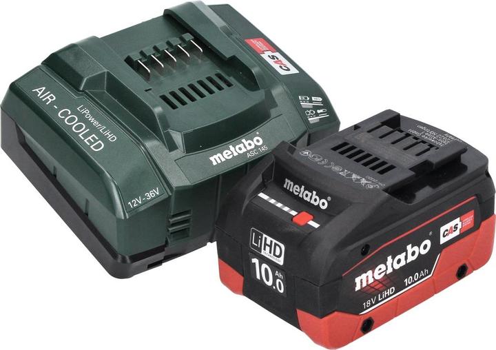 Produktbild Metabo KS 18 LTX 57 Akku Handkreissäge 18 V 165 x 20 mm ( 601857840 ) + 1x 10,0 Ah Akku + Ladegerät