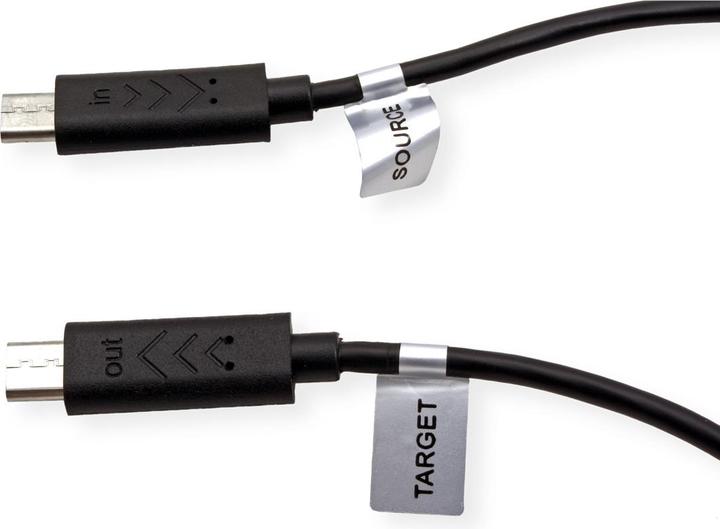 Actual product image Roline USB charging cable (0.30 m, USB 2.0)