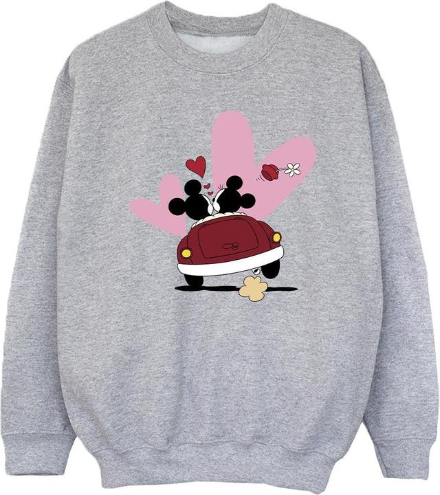 Disney Mickey Mouse Car Print Sweatshirt Mädchen
