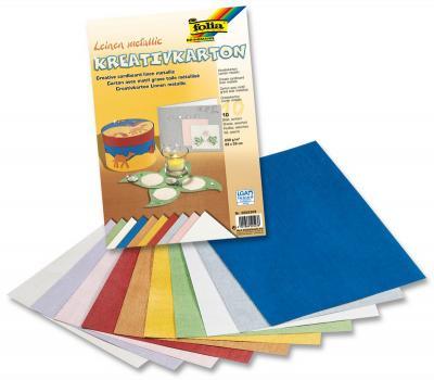 Immagine prodotto Folia Lino di cartone creativo (230 g/m², 10 x)