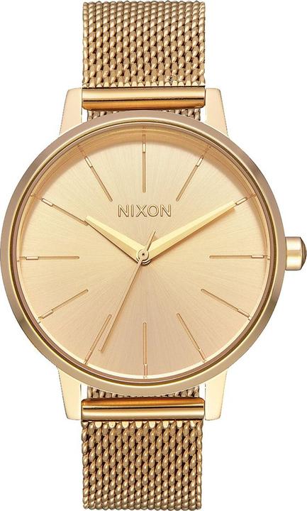 Nixon Kensington Milanese All Gold (Analoguhr, 37 mm)