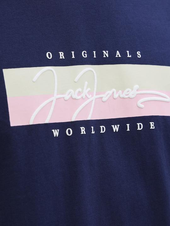 Actual product image Jack & Jones Logo Rundhalsausschnitt T-shirt T-shirt (M)