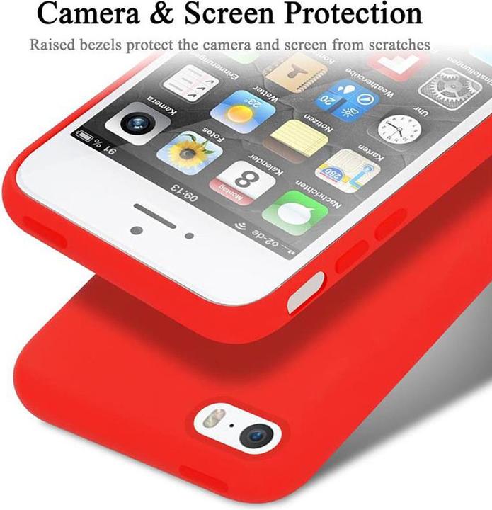 Immagine prodotto Cadorabo Copertura della cassa del silicone liquido TPU (Apple iPhone 5)