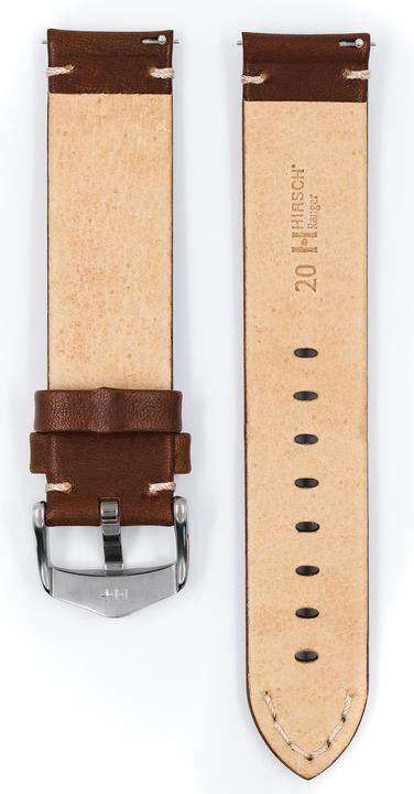 Actual product image Hirsch Ranger (20 mm, Calf, Huawei Watch GT 3 Pro (43mm), Polar Unite, Galaxy watch 4 (40mm), Galaxy watch 4 (44mm), Galaxy Watch 5 (44mm), Galaxy Watch 5 Pro, Galaxy Watch 6, Galaxy Watch 6 Pro, Garmin vívoactive 5, Garmin Forerunner 55)