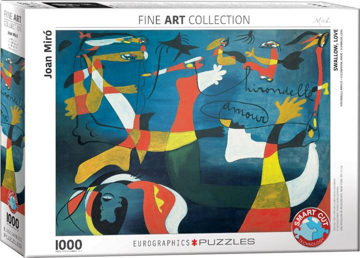 Actual product image Eurographics Swallow love by Joan Mirà (1000 pieces)