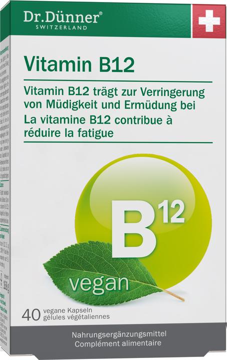 Produktbild Dr. Dünner Vitamin B12 (40 Stück, Kapseln, 35 g)