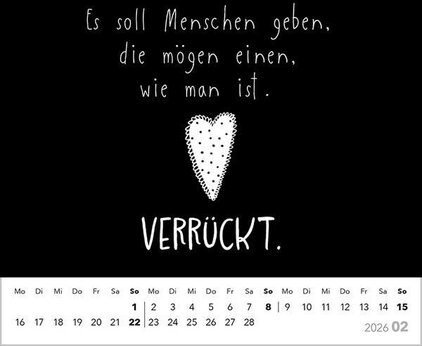 Image du produit Visual Words Black 2026 (Allemand)