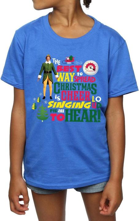 Immagine prodotto Elf Christmas Cheer Maglietta Ragazze (140, 146)