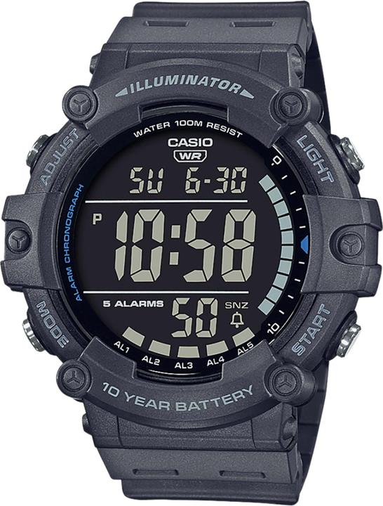 Casio Sports - AE-1500WH-8B (Sportuhr, Chronograph, Digitaluhr, 51 mm)