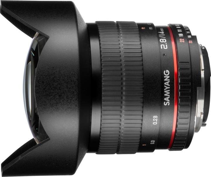 Produktbild Samyang 14mm f/2.8 ED AS IF UMC - Nikon F (Nikon F, Vollformat)