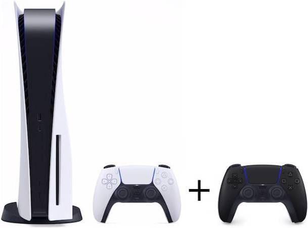 Image du produit Sony Playstation 5 + manette sans fil DualSense noir minuit