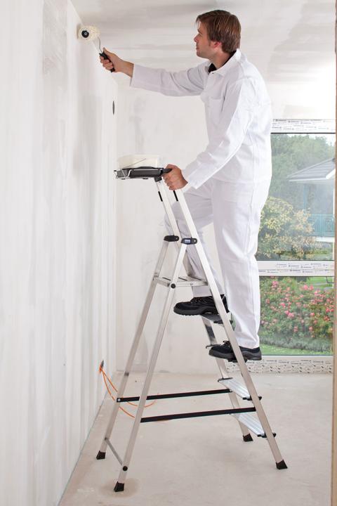 Actual product image Krause Aluminum step ladder (Stepladder, 185 cm)