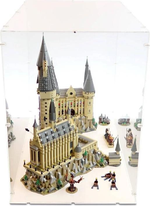 Image du produit iDisplayit Présentoir en acrylique pour LEGO® 71043 Harry Potter Château de Poudlard (avec base blanche)