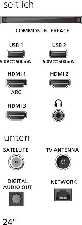 Produktbild Philips 24PHS6000/12 (24", LED, WXGA)