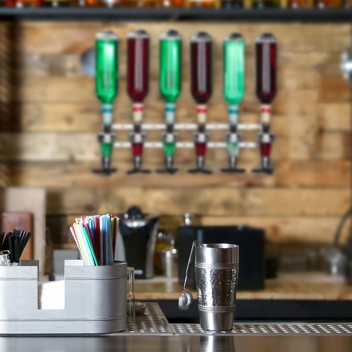 Actual product image Relaxdays Wall-Mount Bar Butler (Dosing spout + pourer)