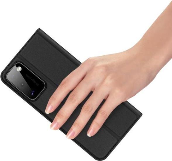 Produktbild Dux Ducis Galaxy A41 - Leder Flip Folio Case schwarz