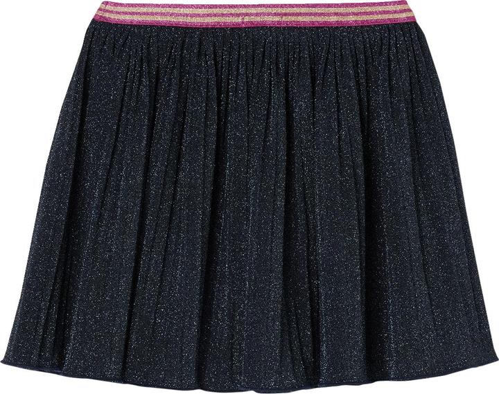 Actual product image Vertbaudet Girls' pleated skirt in glitter look (86)