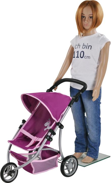 Actual product image Knorrtoys Puppenbuggy Jogger Lio - UMA. Das Einhorn purple