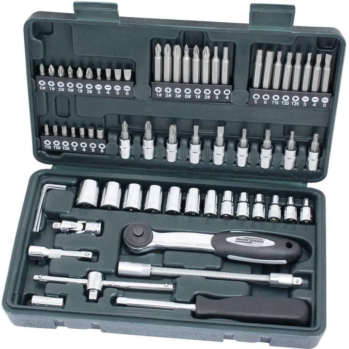 Immagine prodotto Mannesmann Set di chiavi a bussola (1/4")