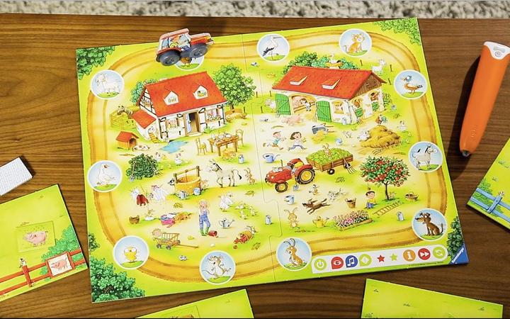 Image du produit tiptoi jeu éducatif puzzle amusant à la ferme (Allemand)