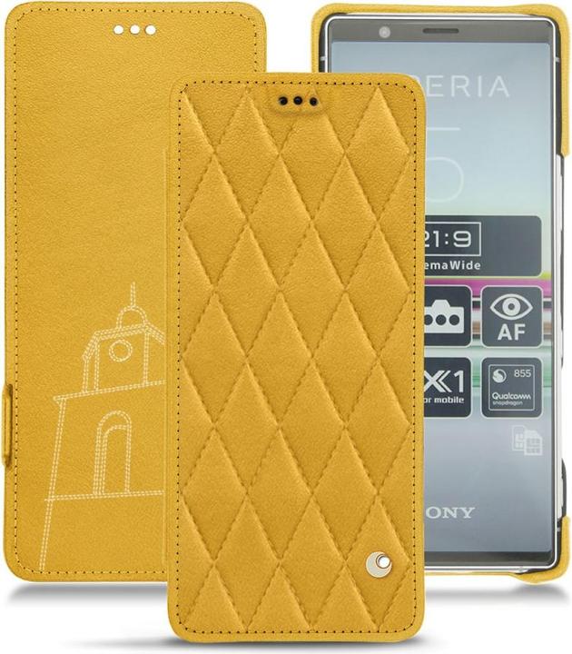 Actual product image Noreve Leather case horizontal (Sony Xperia 5)