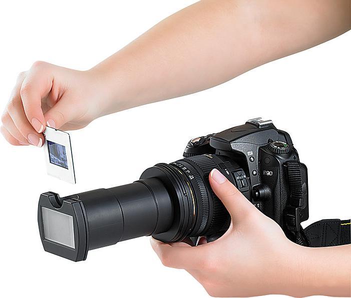 Image du produit Somikon Objectif DSLR pour la numérisation de diapositives/négatifs