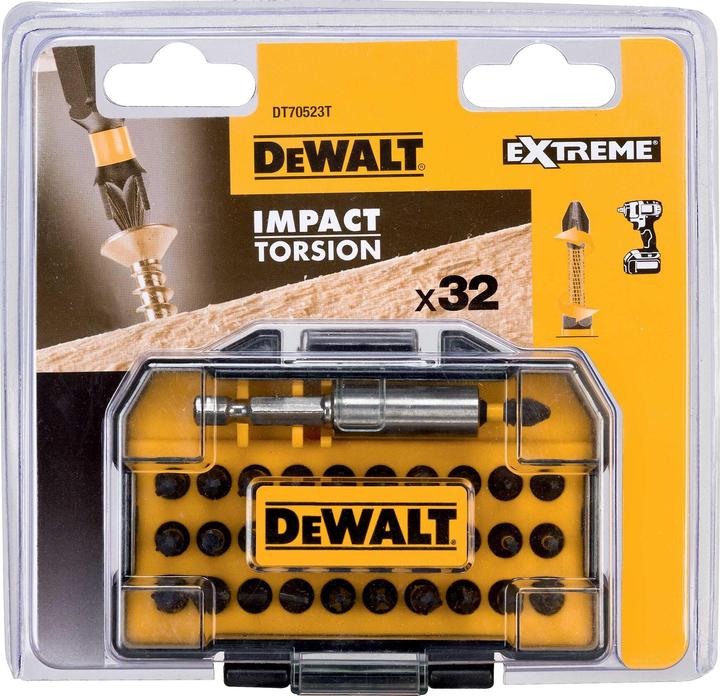 Produktbild DeWalt DT70523T-QZ (Kreuz Pozidriv PZ M18, Schraubschlitz M6, Innensechsrund TX M25, Kreuz Pozidriv PZ M2, Kreuz Pozidriv PZ M3, Kreuz Phillips PH M1, Kreuz Phillips PH M2, Kreuz Phillips PH M3, Schraubschlitz M8, Schraubschlitz M10, Innensechsrund TX M10, Innensechsrund TX M15, Innensechsrund TX M20)