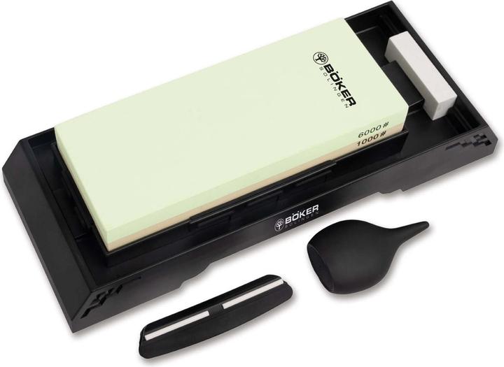 Actual product image Böker Combi Waterstone Sharpening Station 1000/6000