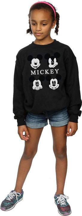 Actual product image Disney Girls Mickey Mouse Four Heads Sweatshirt (152, 158)