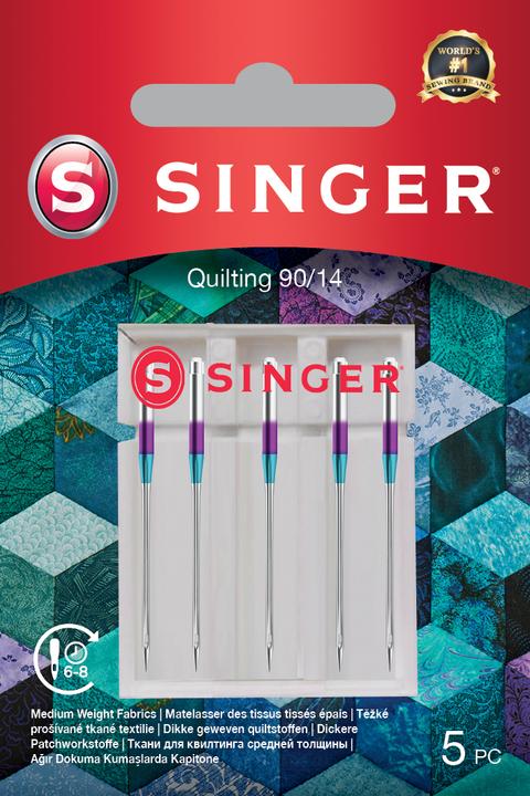 Singer QUILTING Nähmaschinennadel, 90/14, 5er Pack
