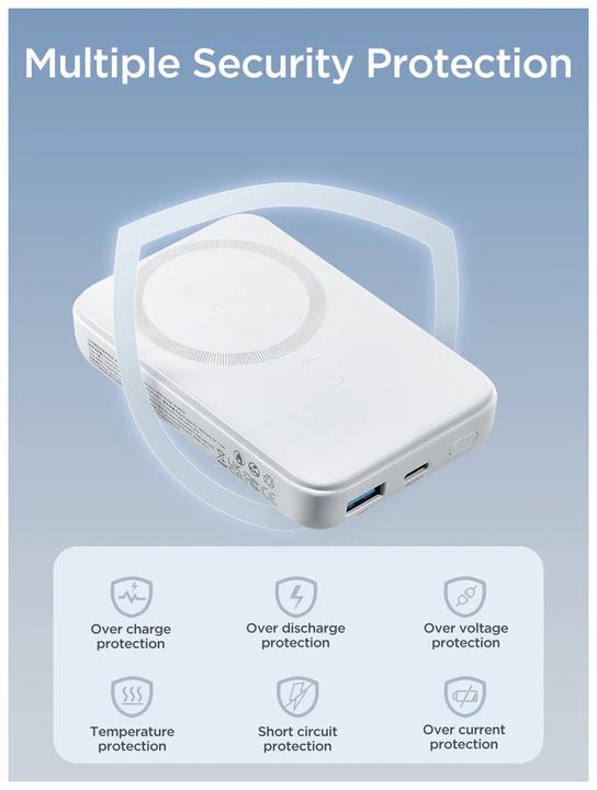 Actual product image Joyroom Mini Magnetic Wireless Powerbank (20W) (10000 mAh, 20 W, 15 Wh)