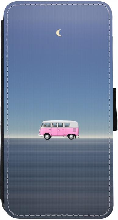 Immagine prodotto PhoneLook Cover Portafoglio nero Primavera 23 rosa bus (Realme 12 Pro+, Apple iPhone 12)