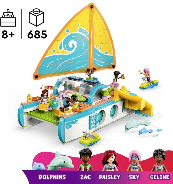 Immagine prodotto LEGO 42664 ® AMICI avventura in barca a vela (42664, LEGO Friends)