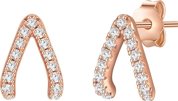 Produktbild Glanzstücke München Damen Sterling Silber Zirkonia roségold - 28461 (Sterling Silber)