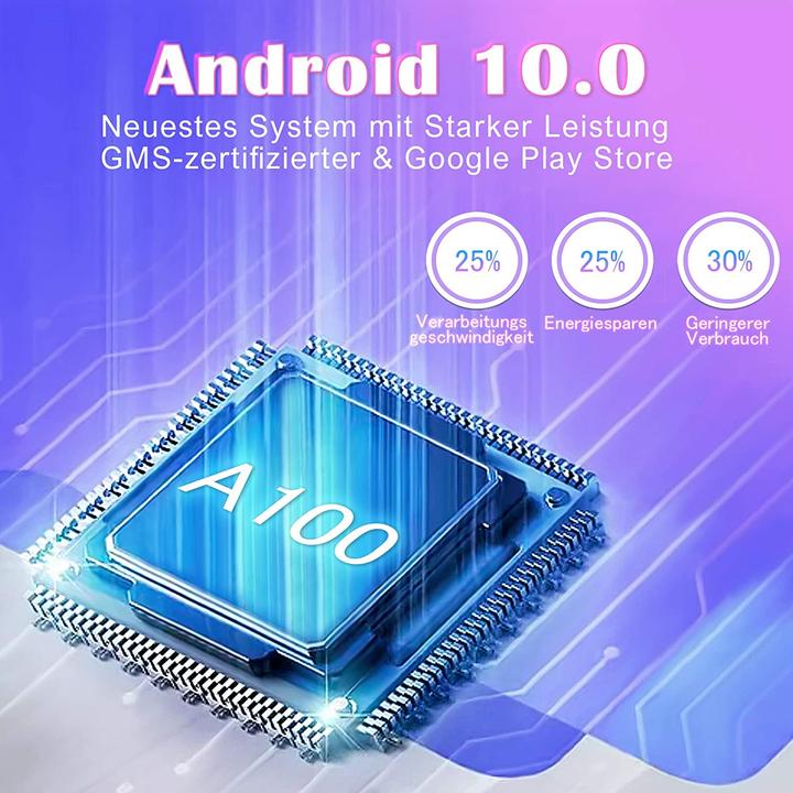 Actual product image QunyiCO Kids tablet (WLAN only, 7", 32 GB, Blue)